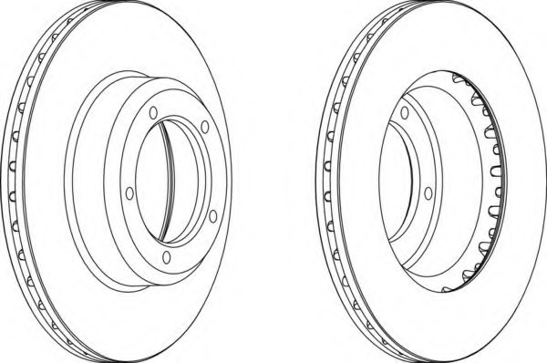 FERODO DDF262 Brake Disc